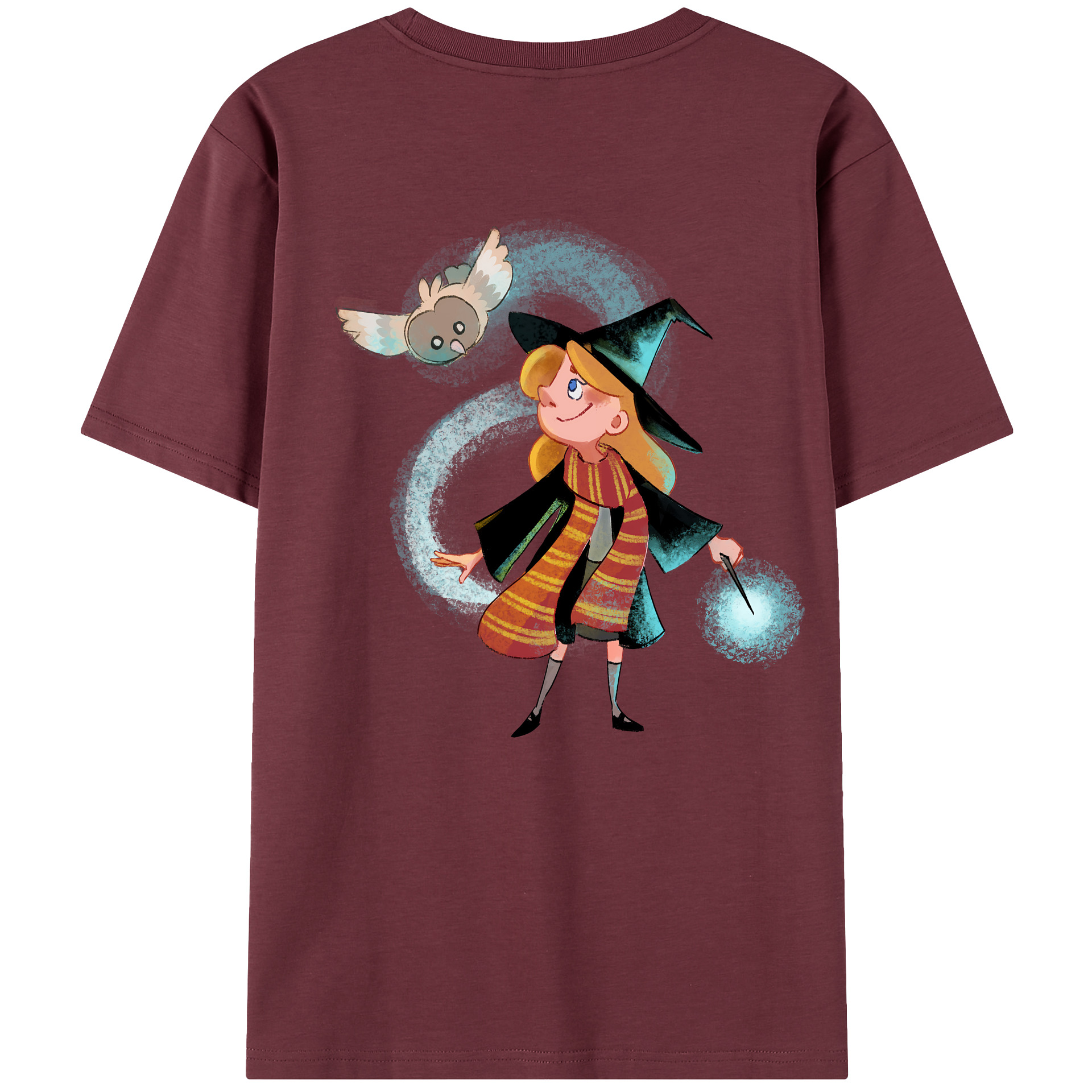 （画像用） Harry Potter ハリー・ポッターシリーズ 綿100％半袖Tシャツ（背面プリント）